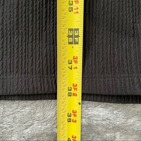 Black High Neck Cold Shoulder Peplum Style Dress - Picture 4 of 5